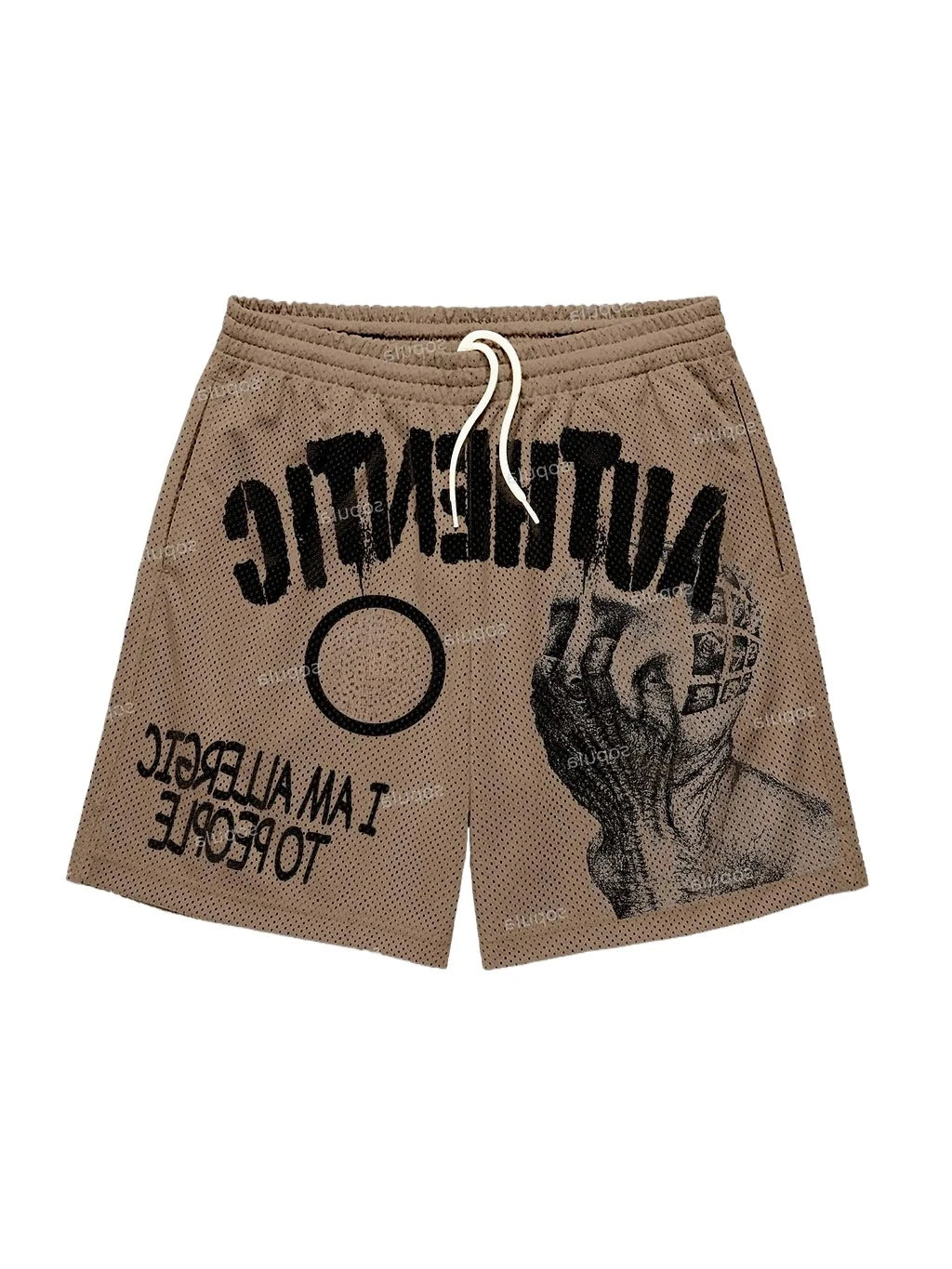 Fun Text Graphic Print Shorts High Quality Sport Training Breathable Fashionable Shorts Streetwear Men Fashion Casual Shorts