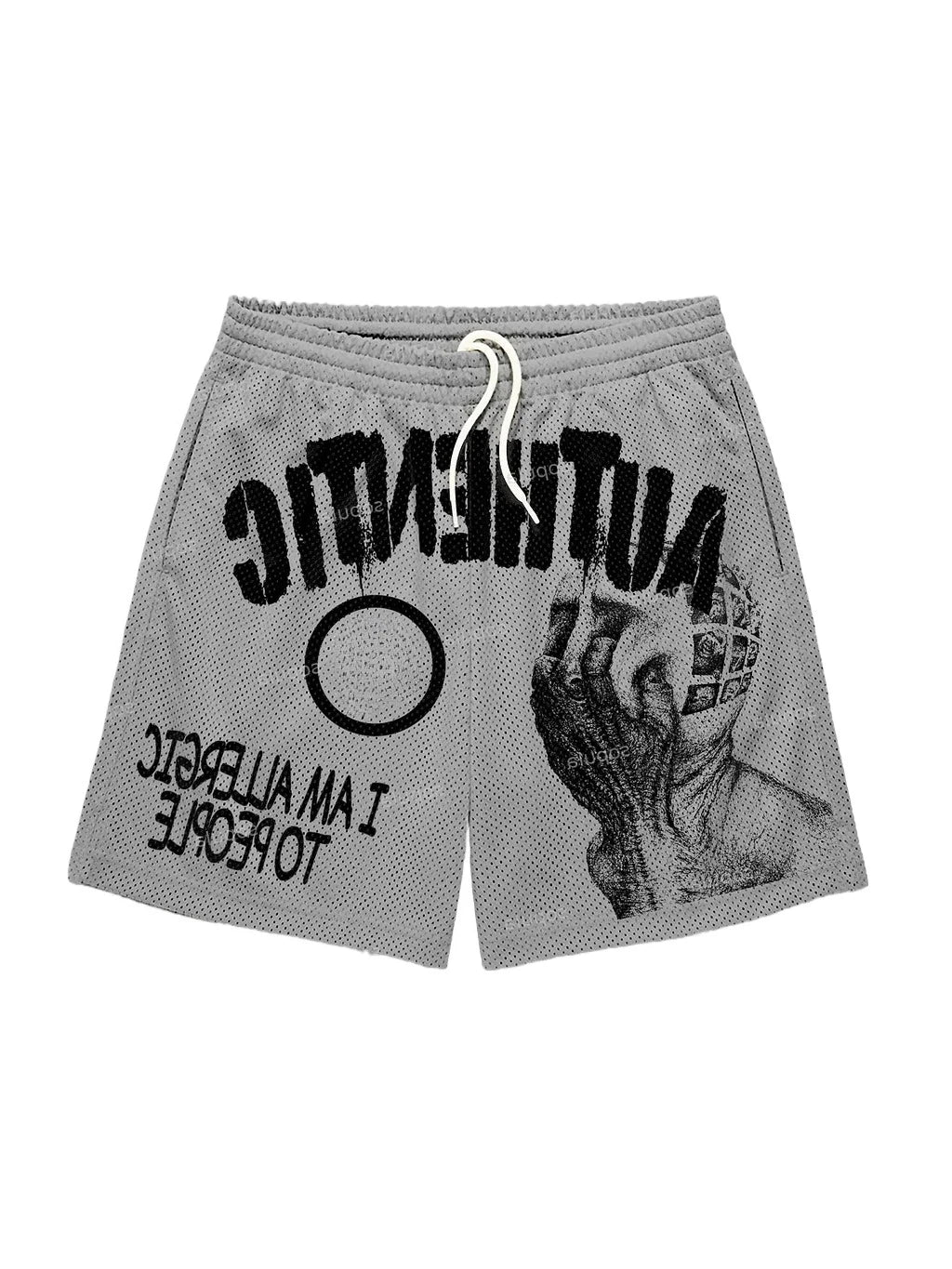 Fun Text Graphic Print Shorts High Quality Sport Training Breathable Fashionable Shorts Streetwear Men Fashion Casual Shorts